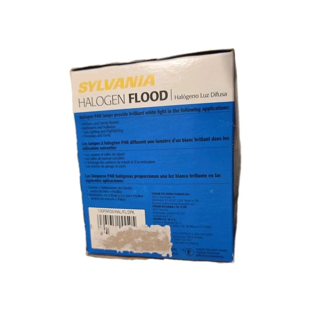 Sylvania Halogen GlFlood Capsylite 100 watt flood light